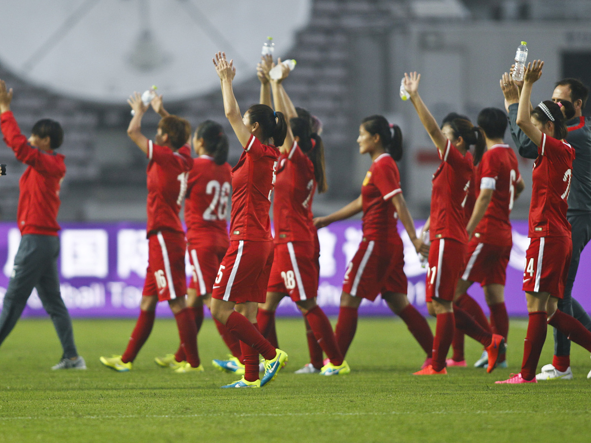 中国女足集训备战，冲击世界杯金牌