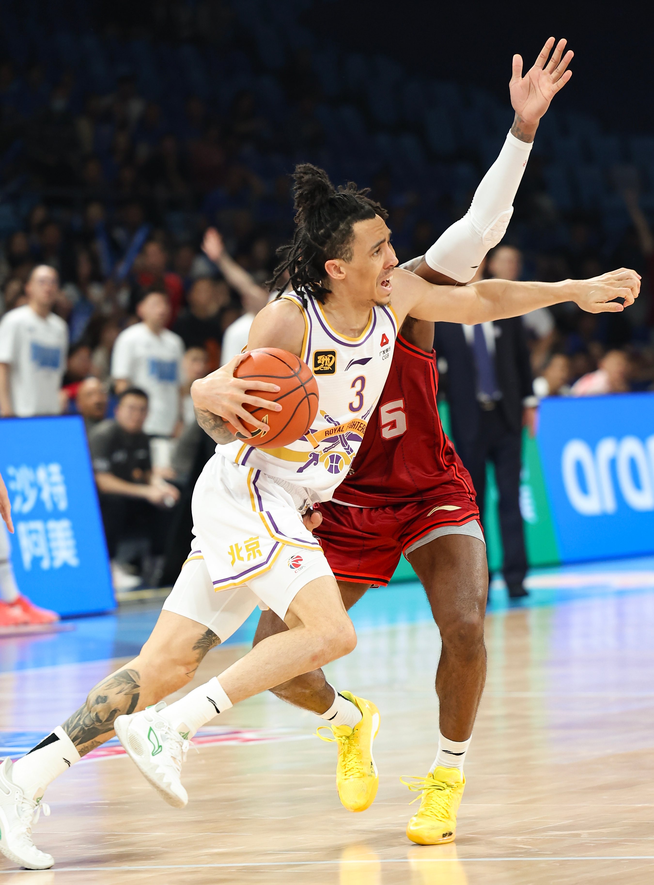 北京队成为本场最大亮点，CBA季后赛瞬间破防，团战