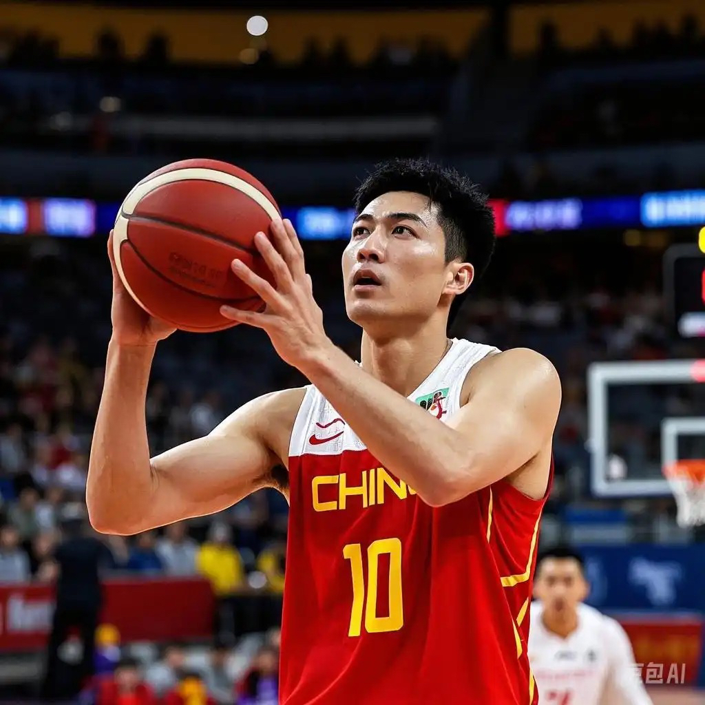 比赛中篮球队员表现抢眼赢得掌声